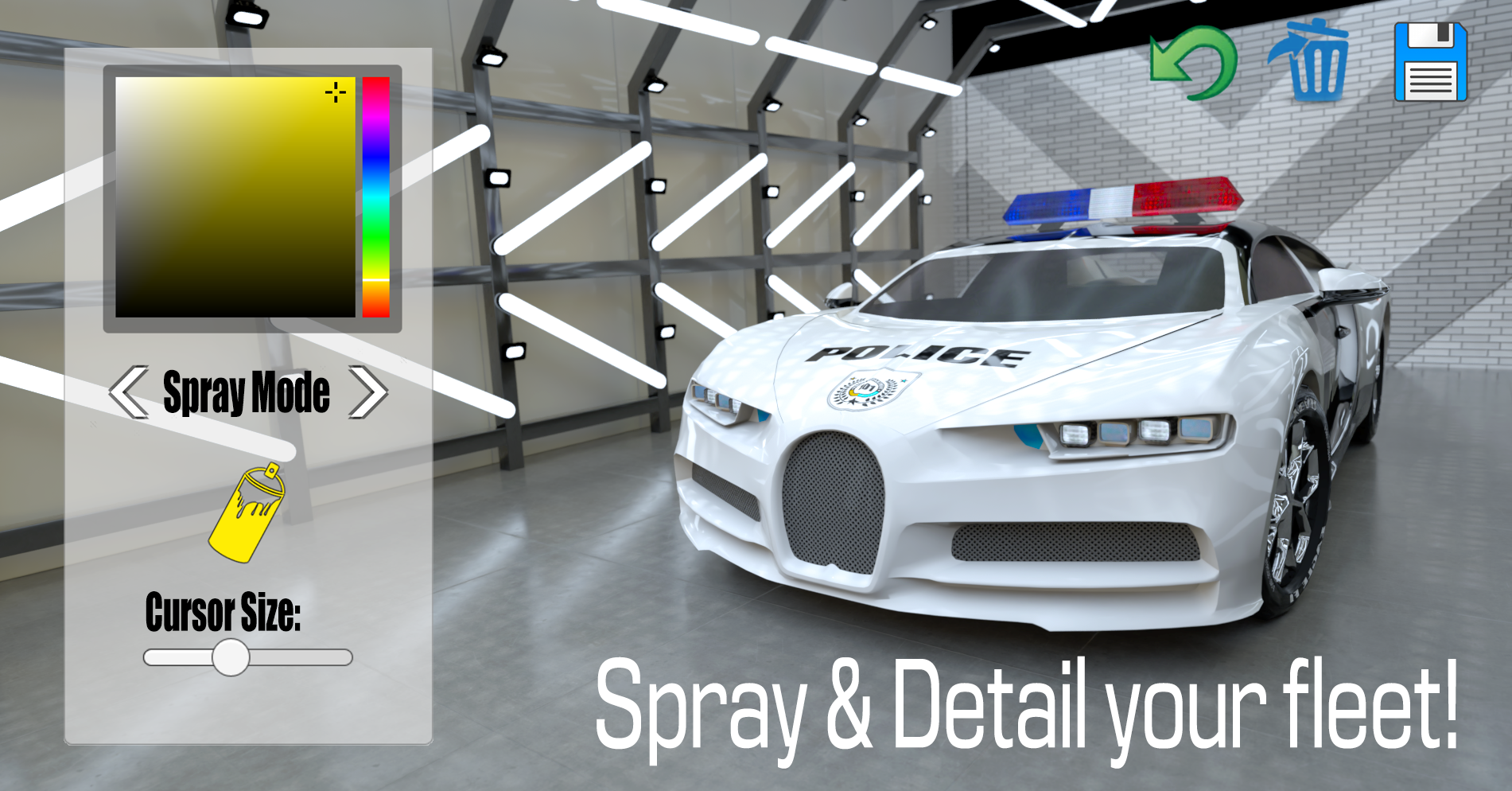 اسکرین شات 4 بازی Police Car Drift Simulator
