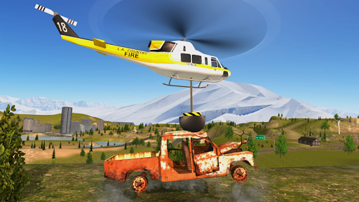 اسکرین شات 2 بازی Police Helicopter Flying Simulator