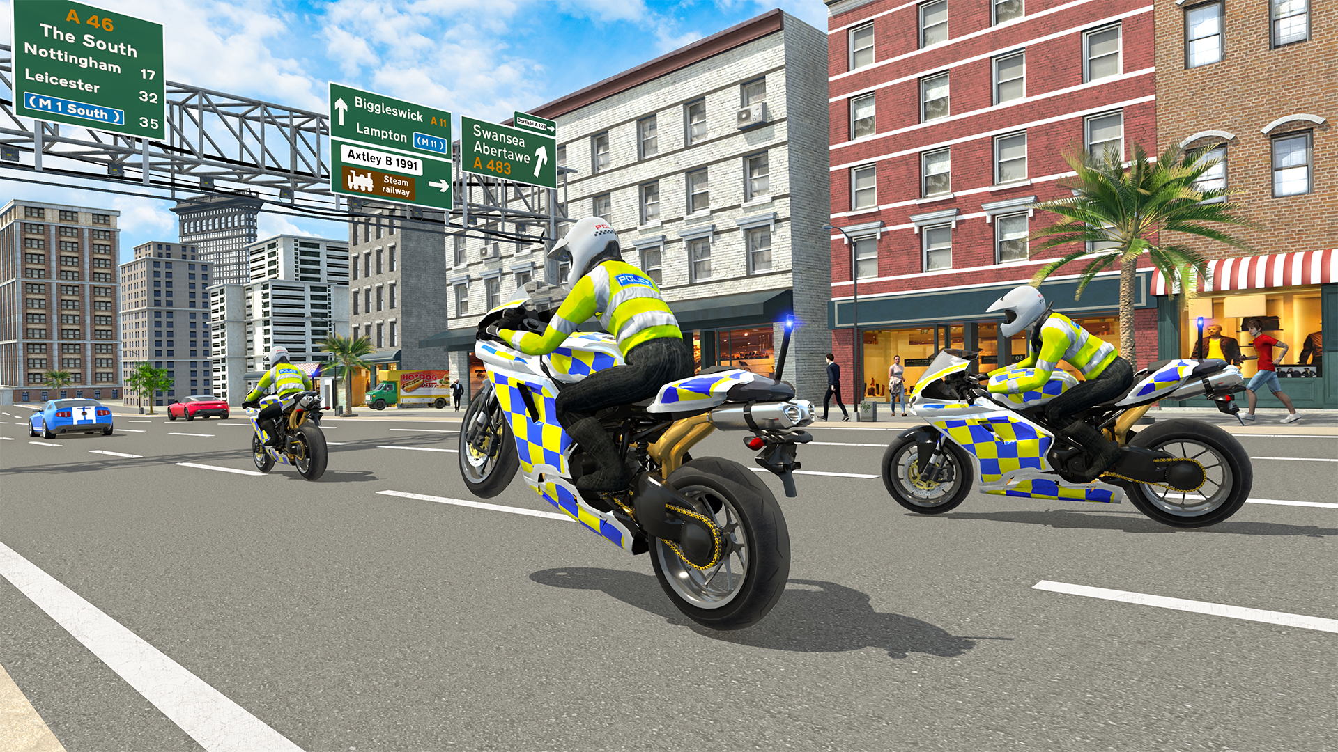 اسکرین شات 2 بازی Police Motorbike Simulator 3D