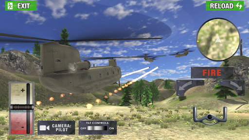 اسکرین شات 4 بازی Army Helicopter Flying Simulator