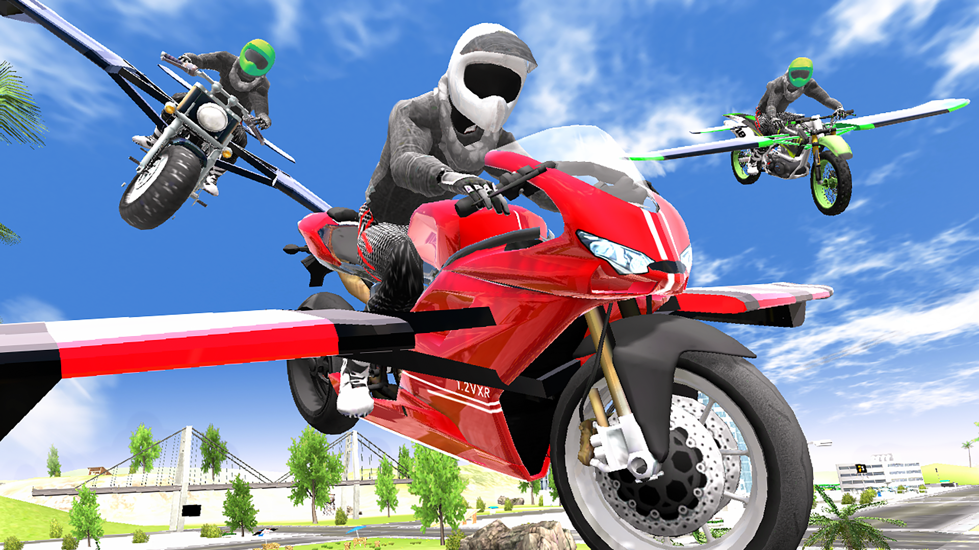 اسکرین شات 6 بازی Flying Motorbike Simulator