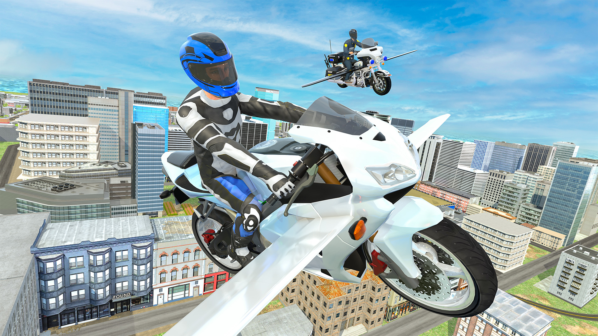 اسکرین شات 7 بازی Flying Motorbike Simulator
