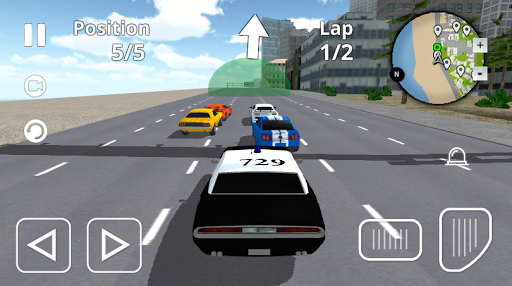 اسکرین شات 4 بازی Police Car City Driving