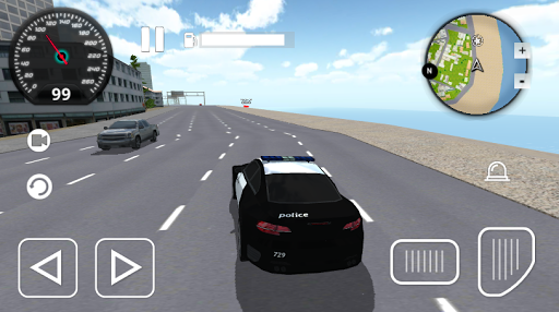 اسکرین شات 1 بازی Police Car City Driving