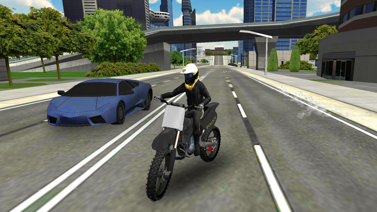 اسکرین شات 1 بازی Police Bike City Simulator