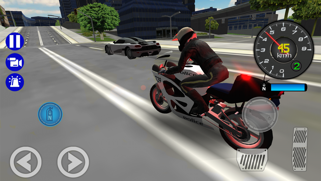 اسکرین شات 4 بازی Police Bike City Simulator