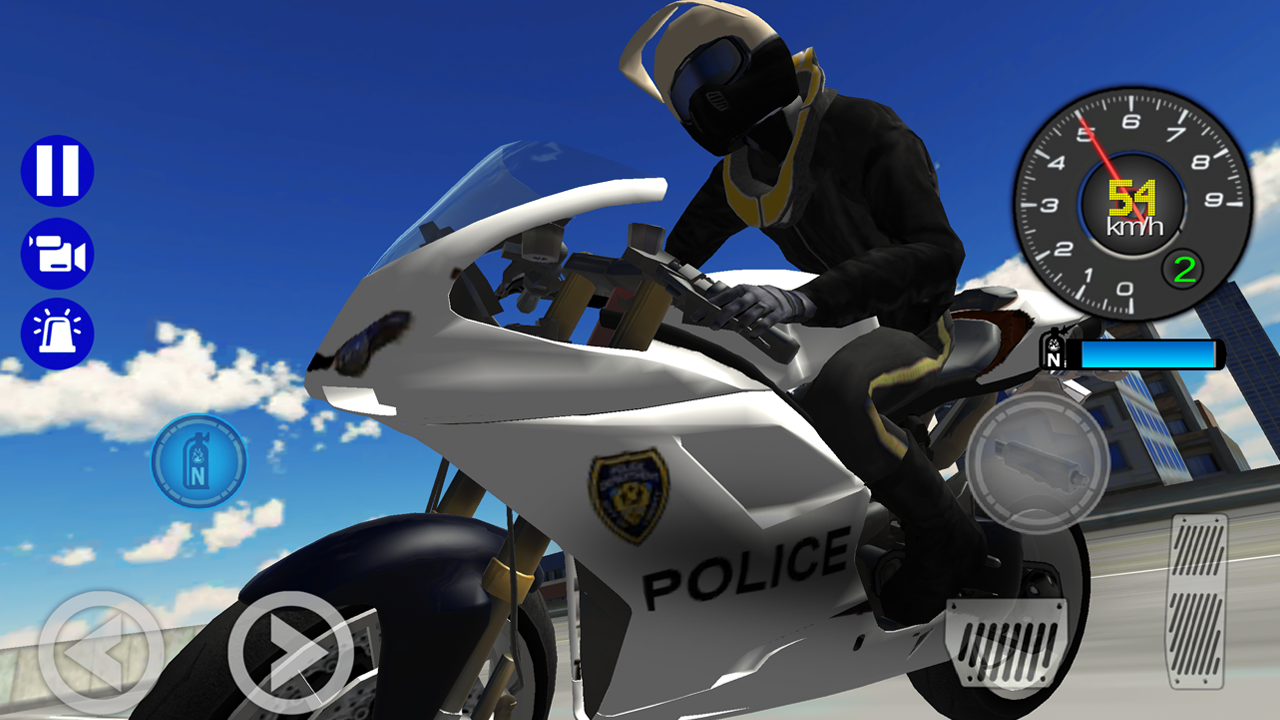 اسکرین شات 5 بازی Police Bike City Simulator