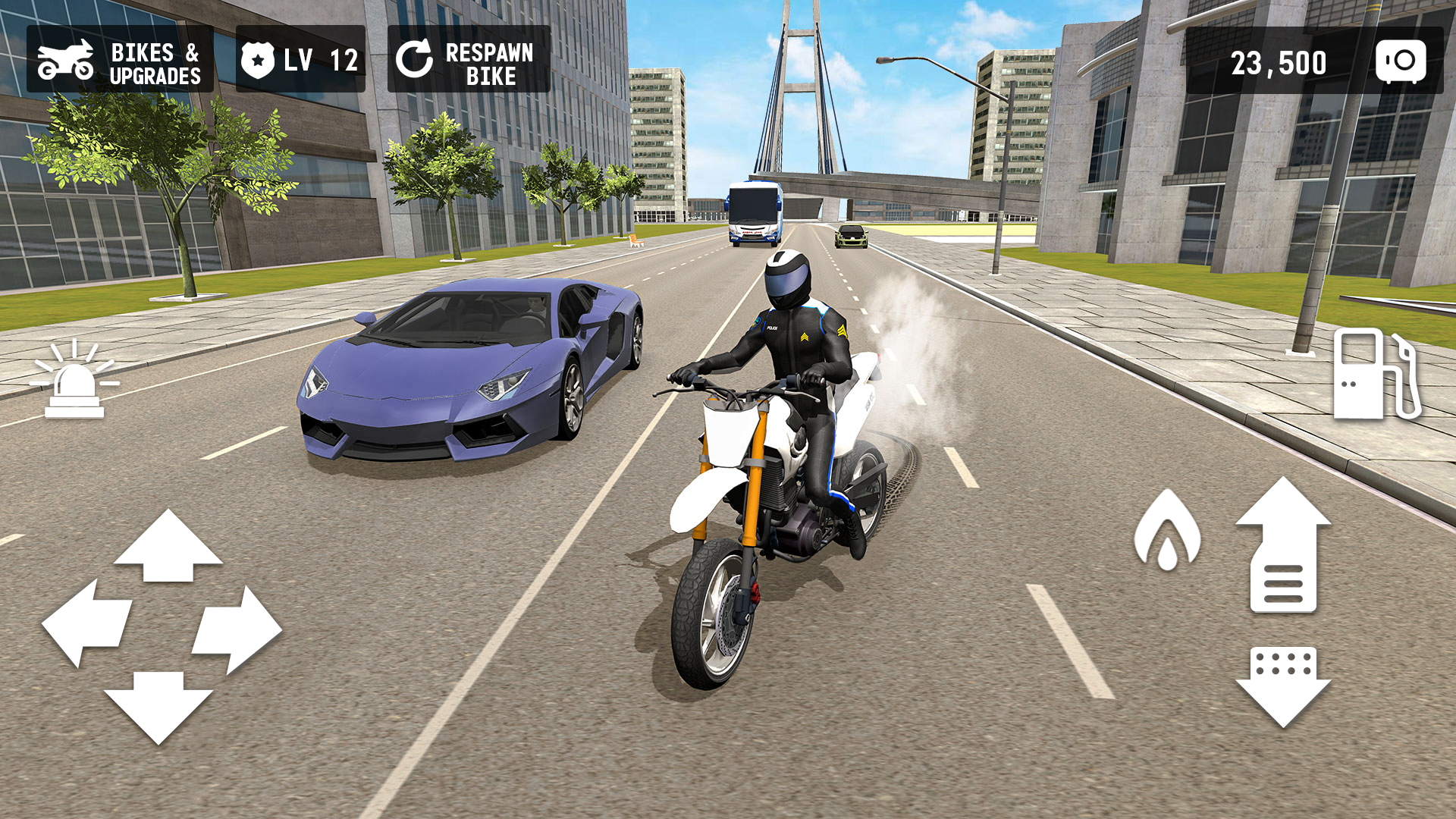 اسکرین شات 1 بازی Police Bike City Simulator