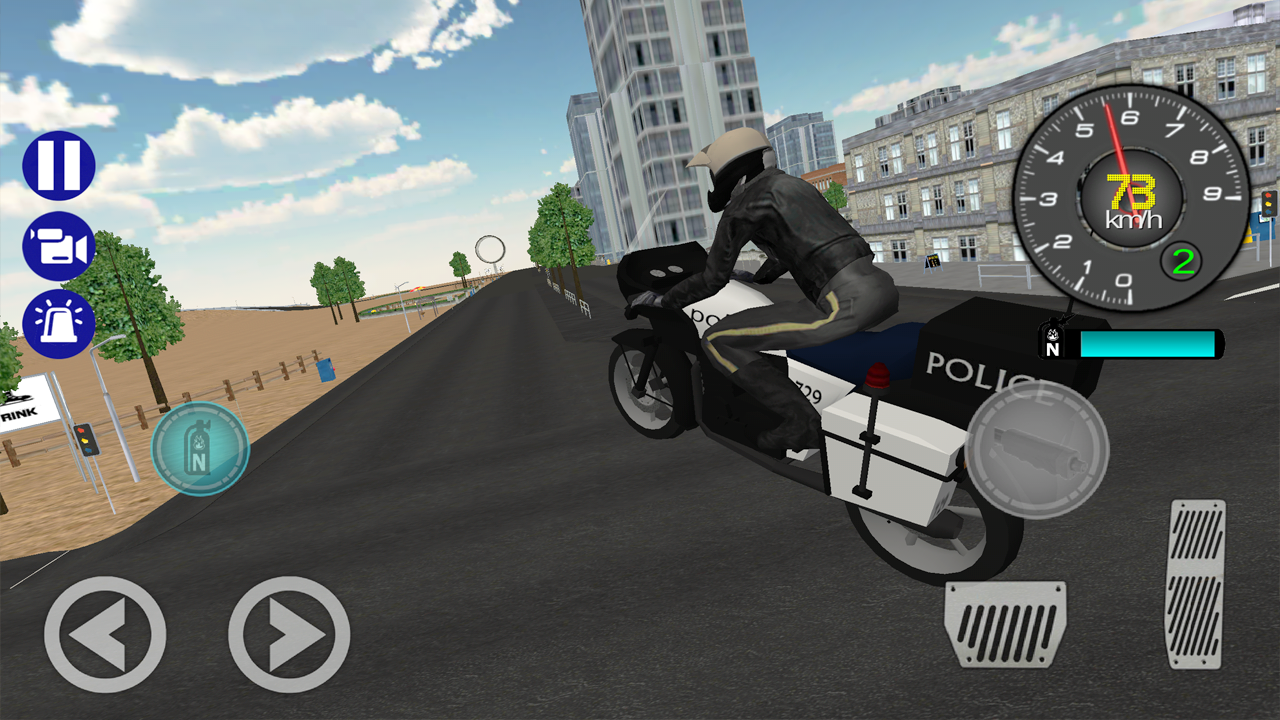 اسکرین شات 1 بازی Police Motorbike Road Rider