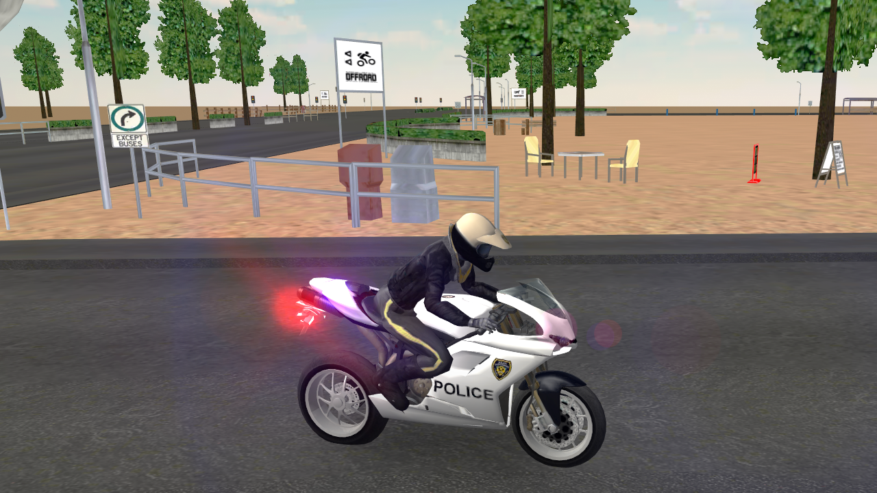 اسکرین شات 2 بازی Police Motorbike Road Rider
