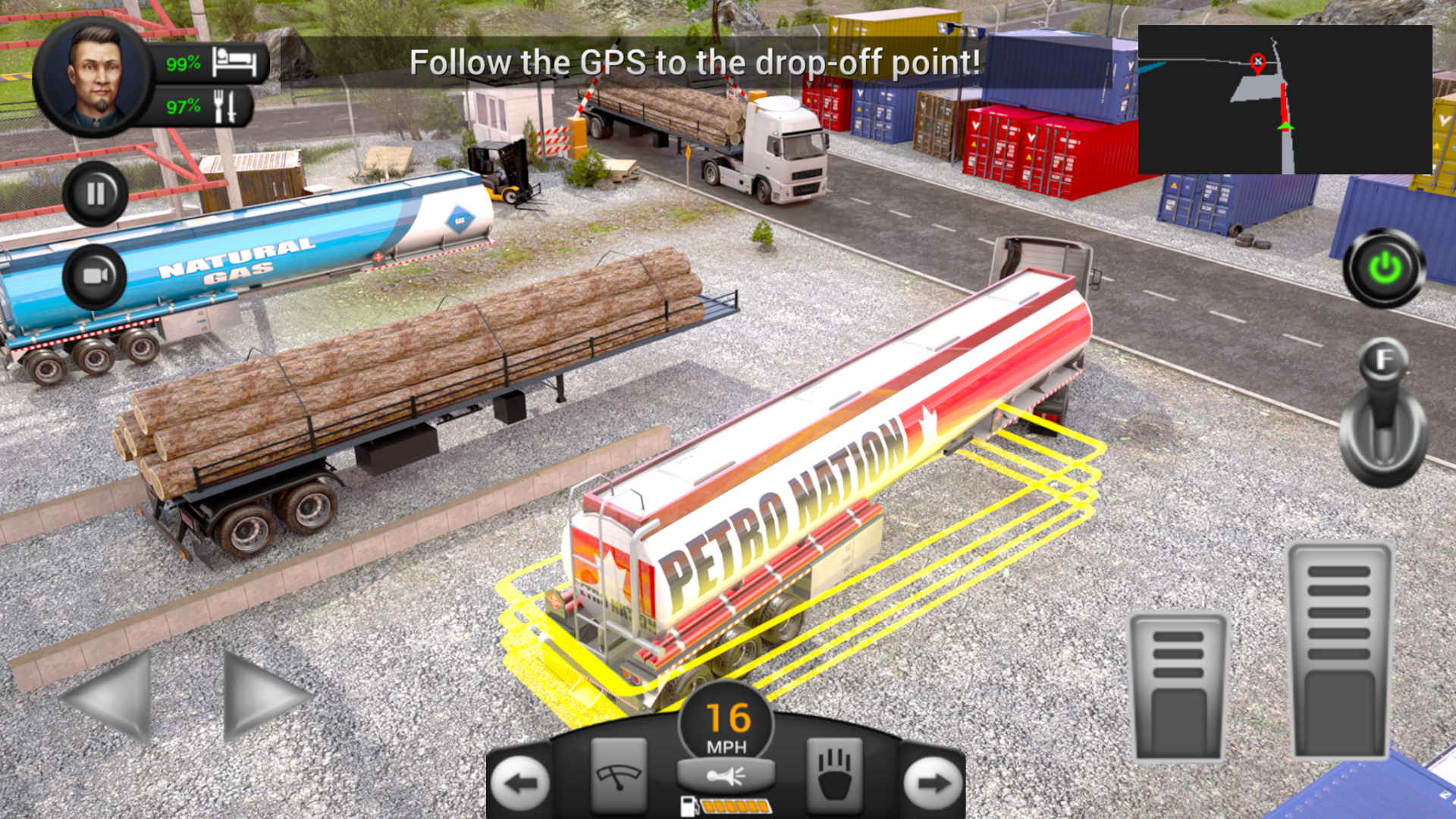 اسکرین شات 3 بازی Real Truck Driving Simulator