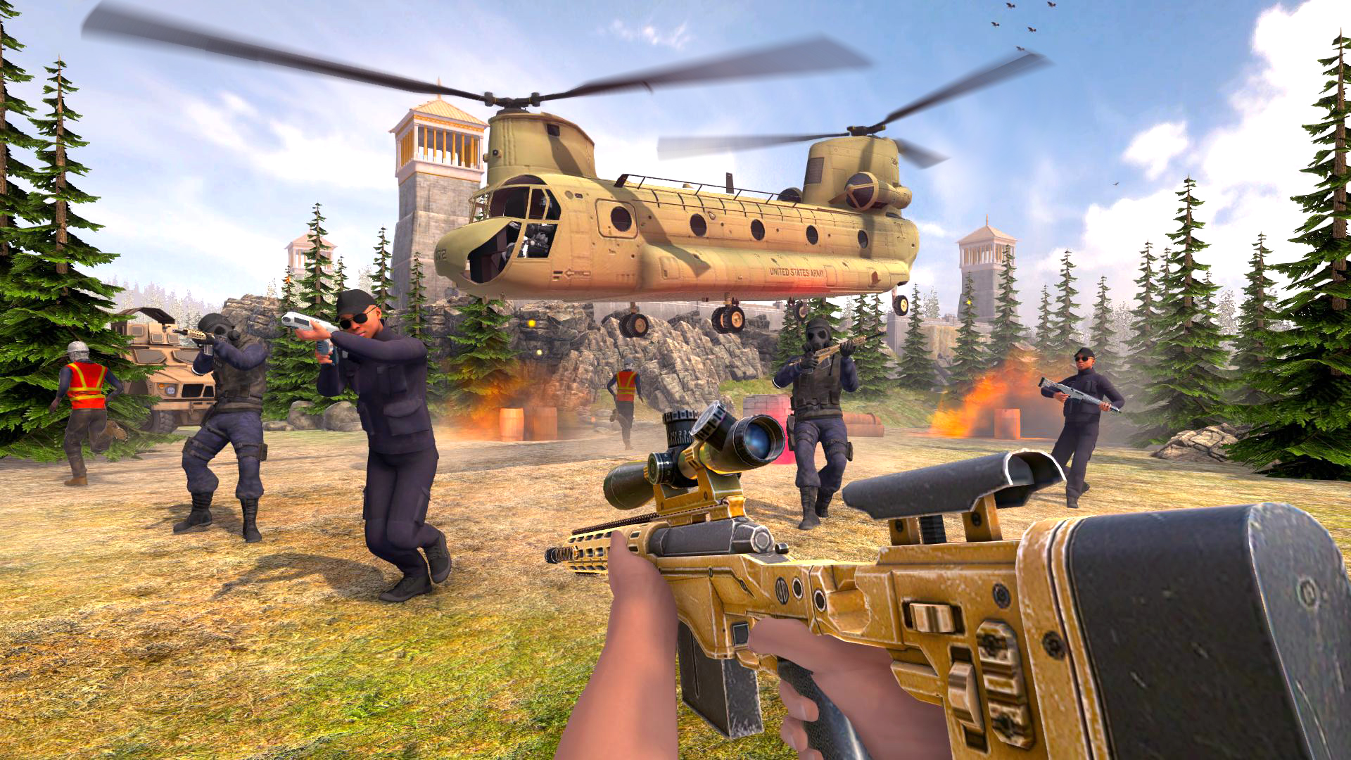 اسکرین شات 2 بازی Sniper Shooter - Shooting Game