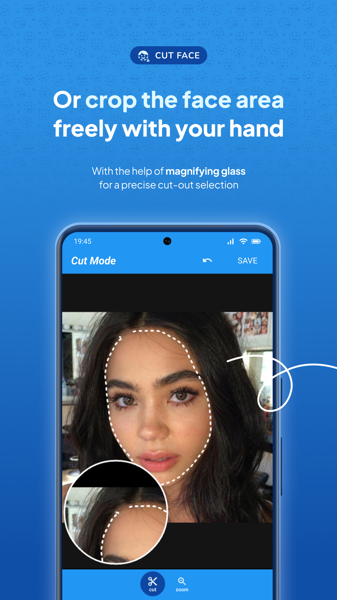 اسکرین شات 3 برنامه Cupace - Cut Paste Face Photo