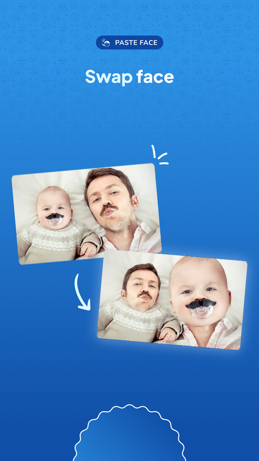 اسکرین شات 6 برنامه Cupace - Cut Paste Face Photo