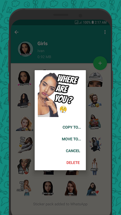 اسکرین شات 8 برنامه wemoji ((ساخت استیکر واتساپ حرفه ای)
