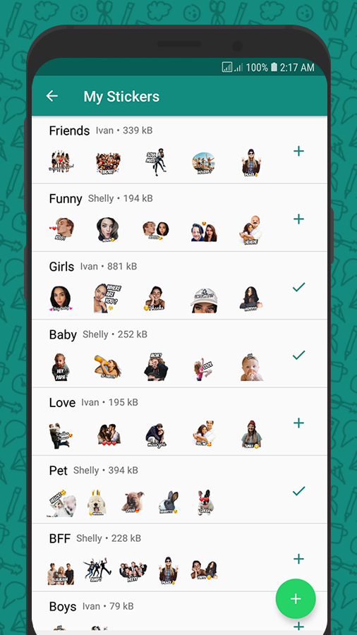 اسکرین شات 6 برنامه wemoji ((ساخت استیکر واتساپ حرفه ای)