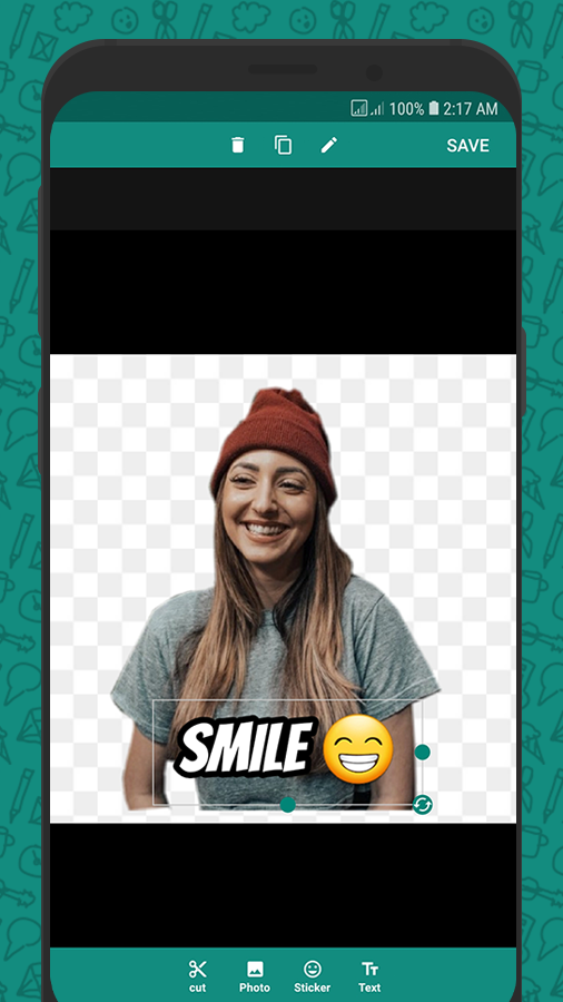 اسکرین شات 3 برنامه wemoji ((ساخت استیکر واتساپ حرفه ای)