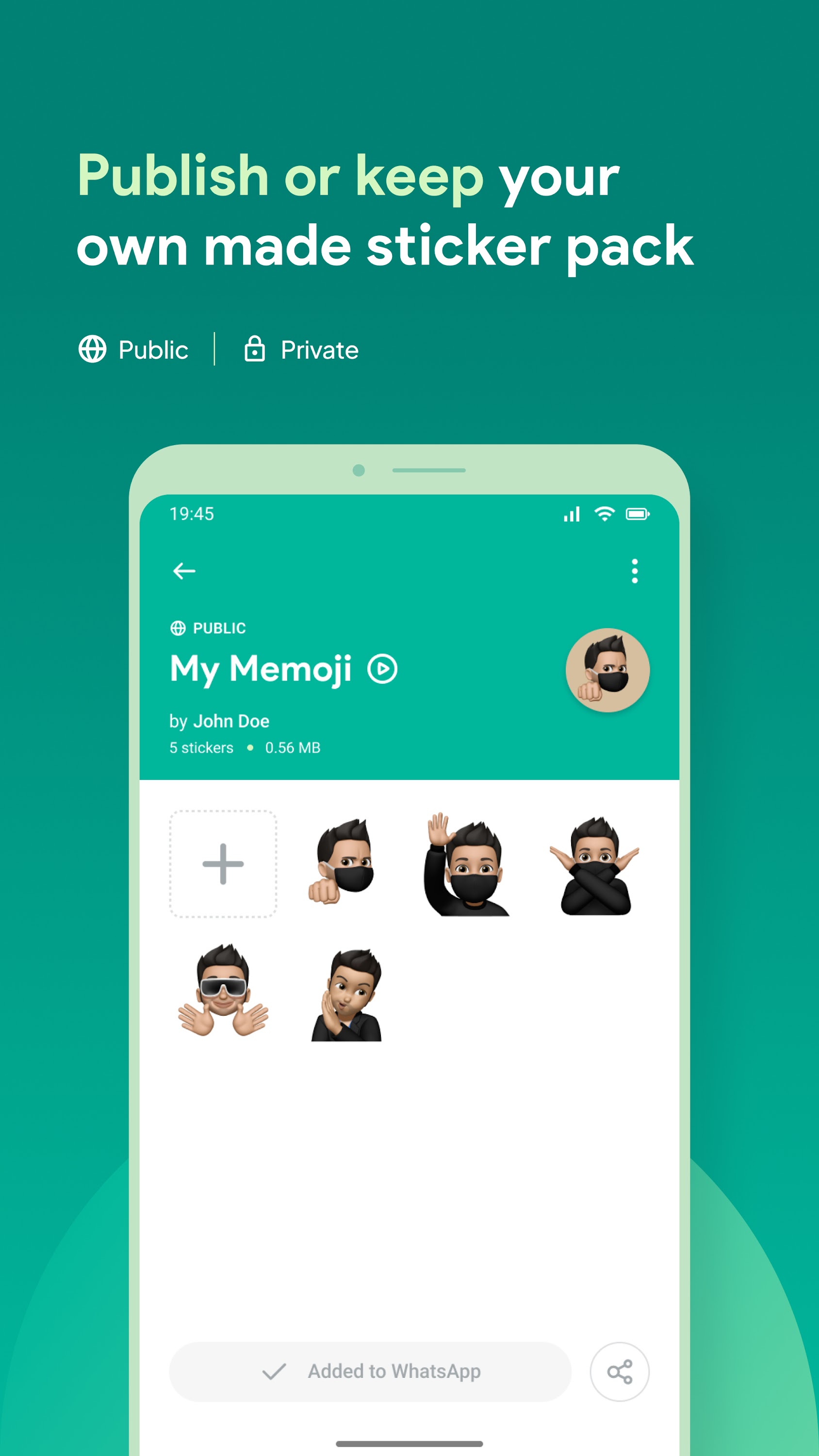 اسکرین شات 6 برنامه Wemoji - Sticker Maker