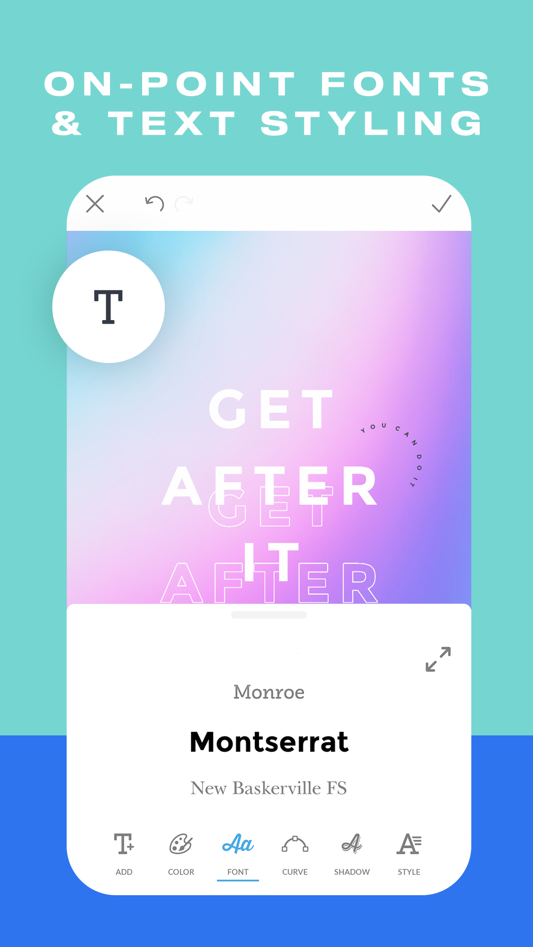اسکرین شات 3 برنامه PicMonkey Photo Editor