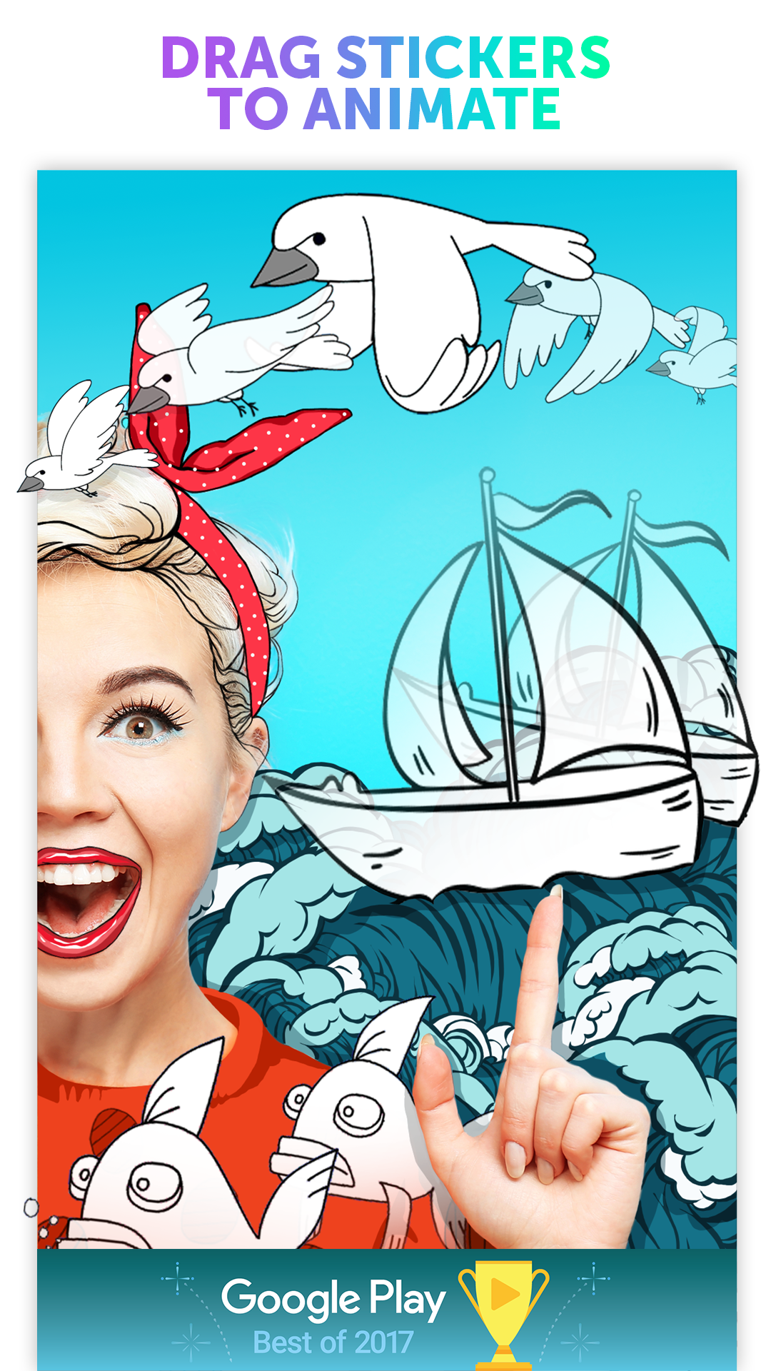 اسکرین شات 1 برنامه Picsart Animator: GIF & Video