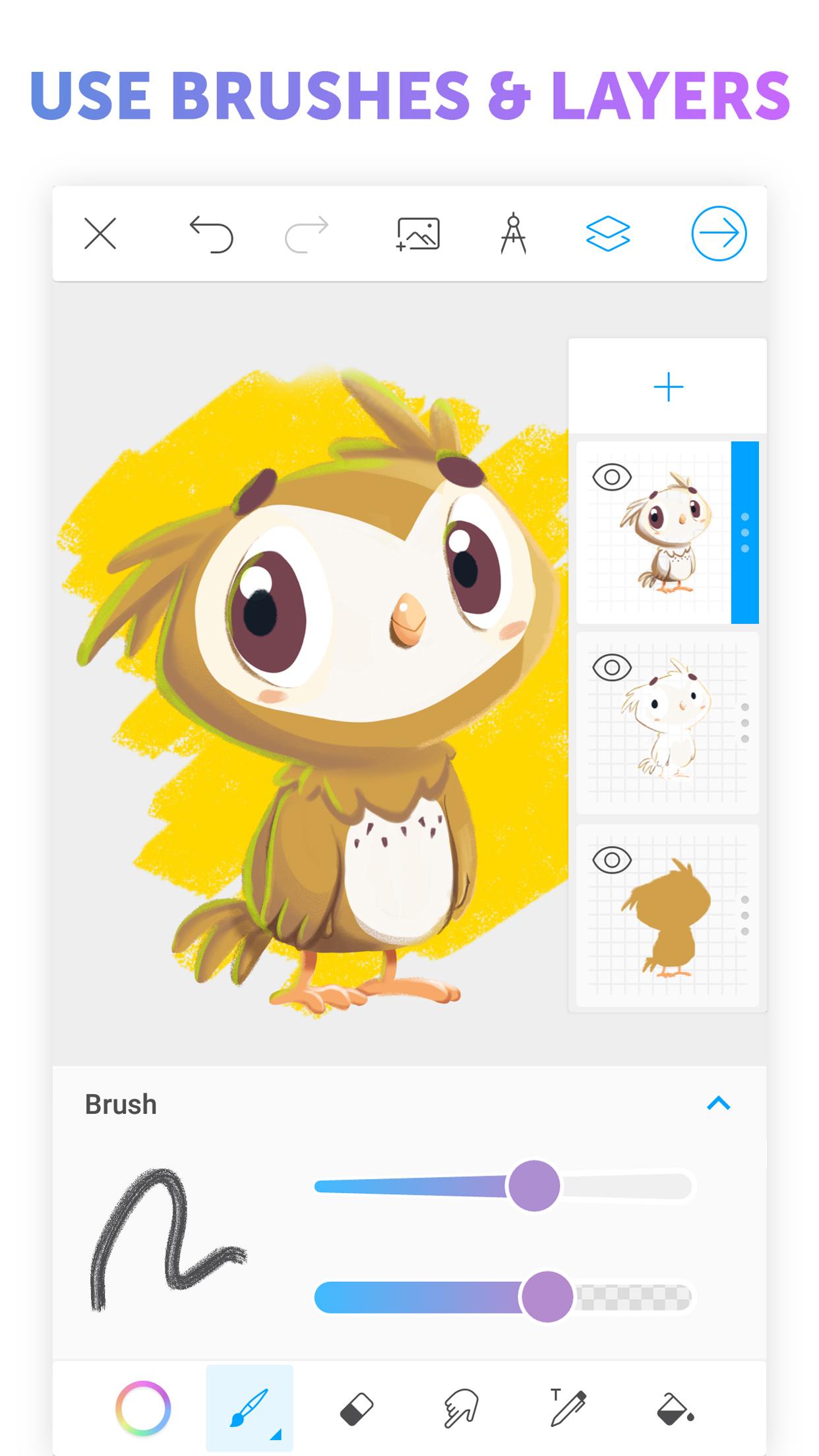 اسکرین شات 3 برنامه Picsart Color - Painting, Draw