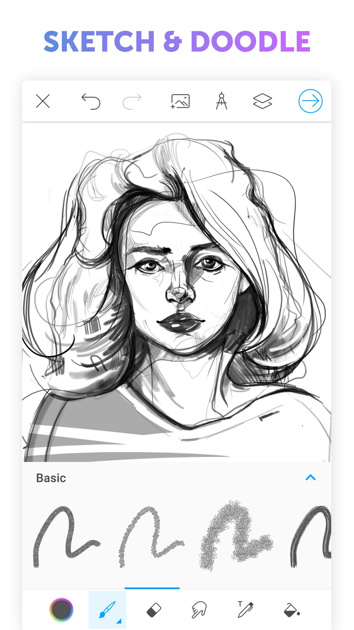 اسکرین شات 4 برنامه Picsart Color - Painting, Draw