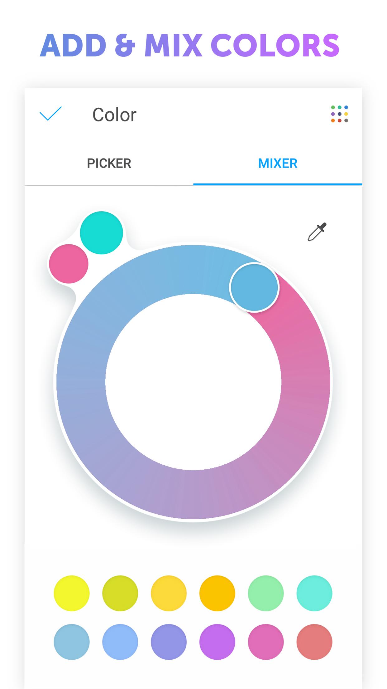 اسکرین شات 2 برنامه Picsart Color - Painting, Draw