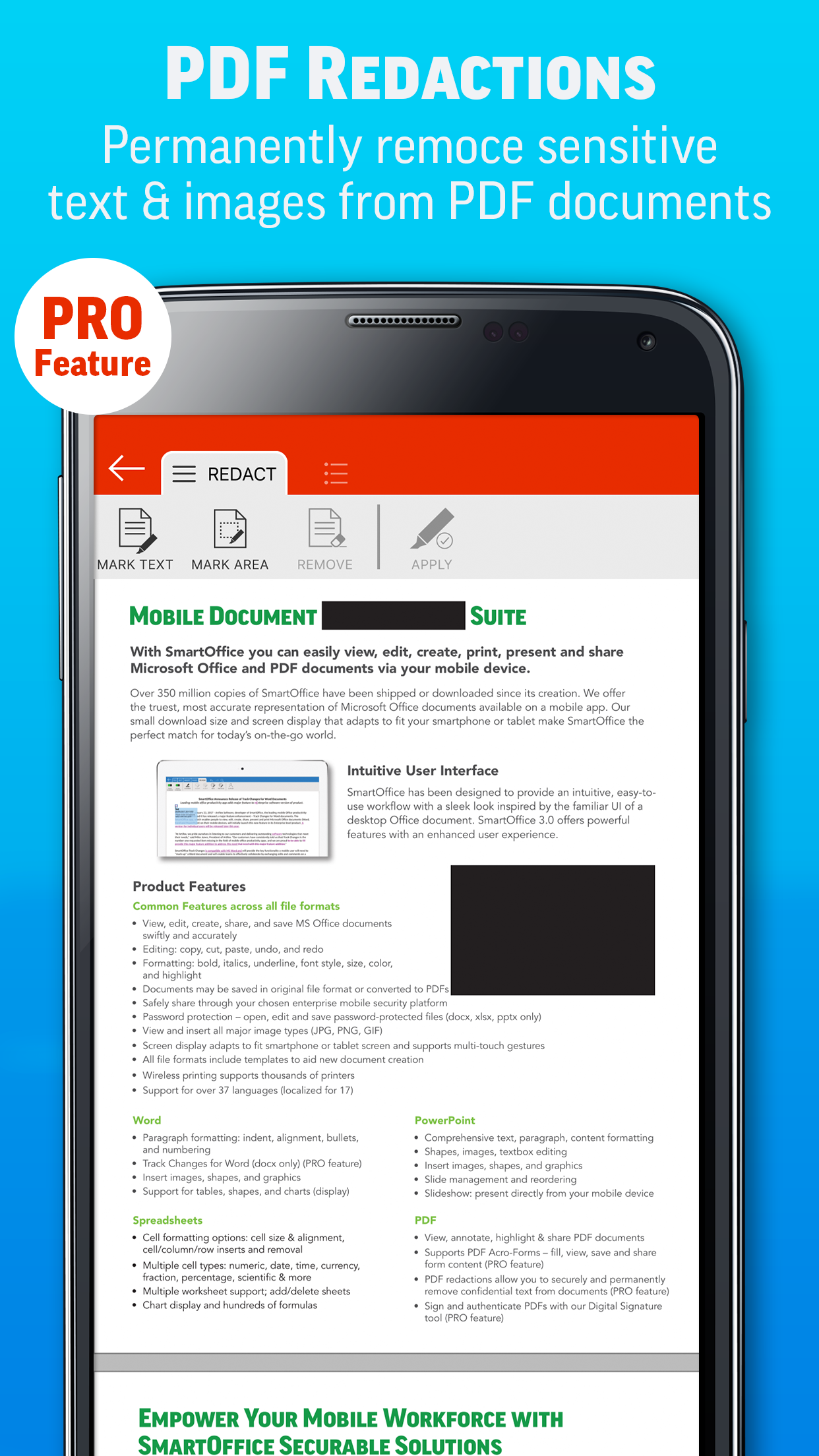 اسکرین شات 6 برنامه SmartOffice - Doc & PDF Editor