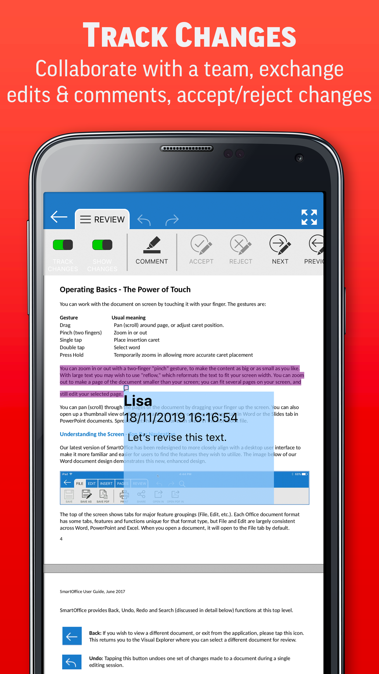 اسکرین شات 6 برنامه Smart Office for BlackBerry