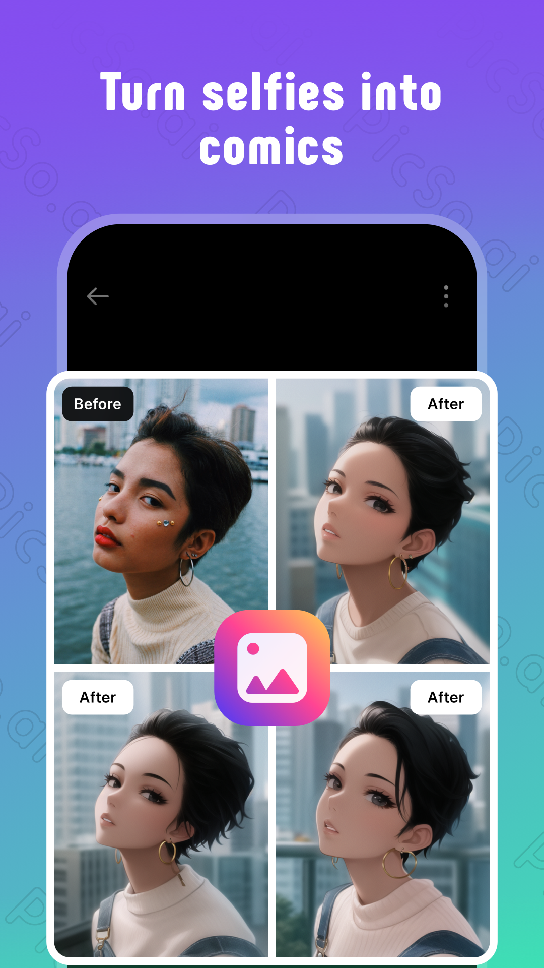 اسکرین شات 6 برنامه PicSo – Customize Your AI Girl