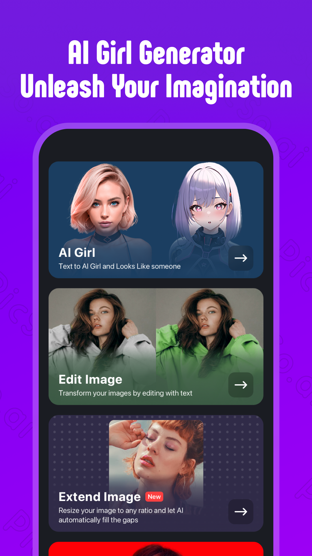 اسکرین شات 2 برنامه PicSo – Customize Your AI Girl