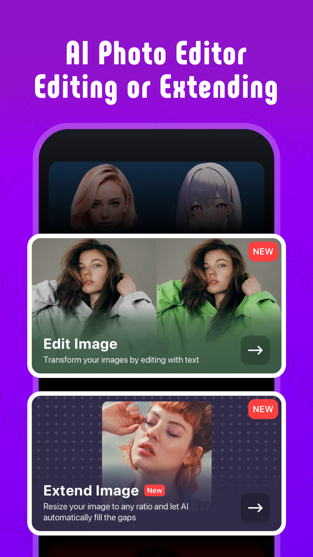 اسکرین شات 1 برنامه PicSo – Customize Your AI Girl