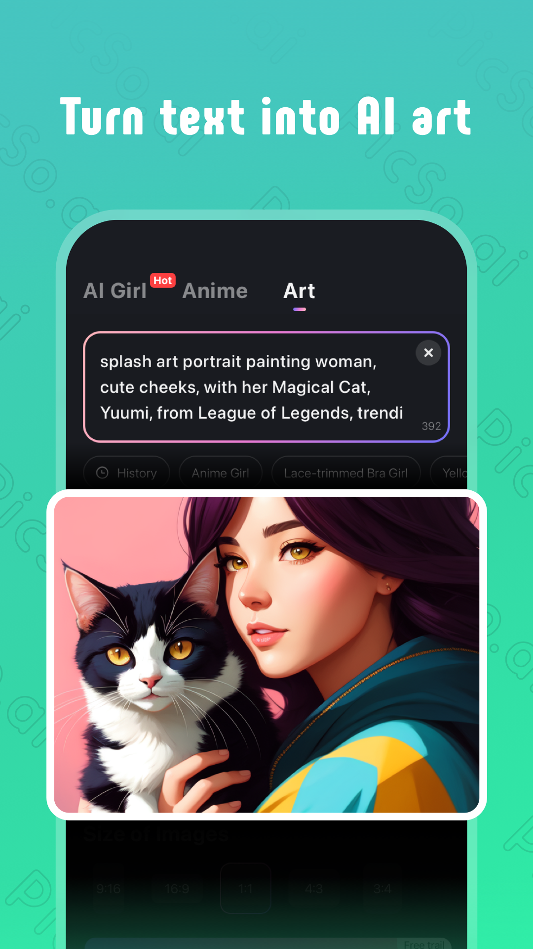 اسکرین شات 7 برنامه PicSo – Customize Your AI Girl