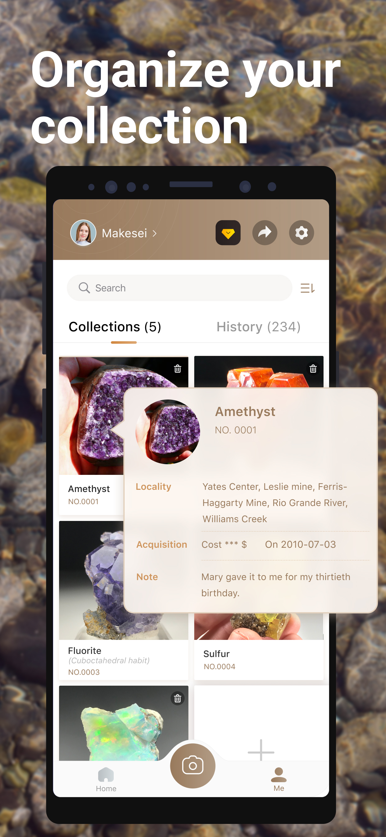 اسکرین شات 3 برنامه Rock Identifier: Stone ID