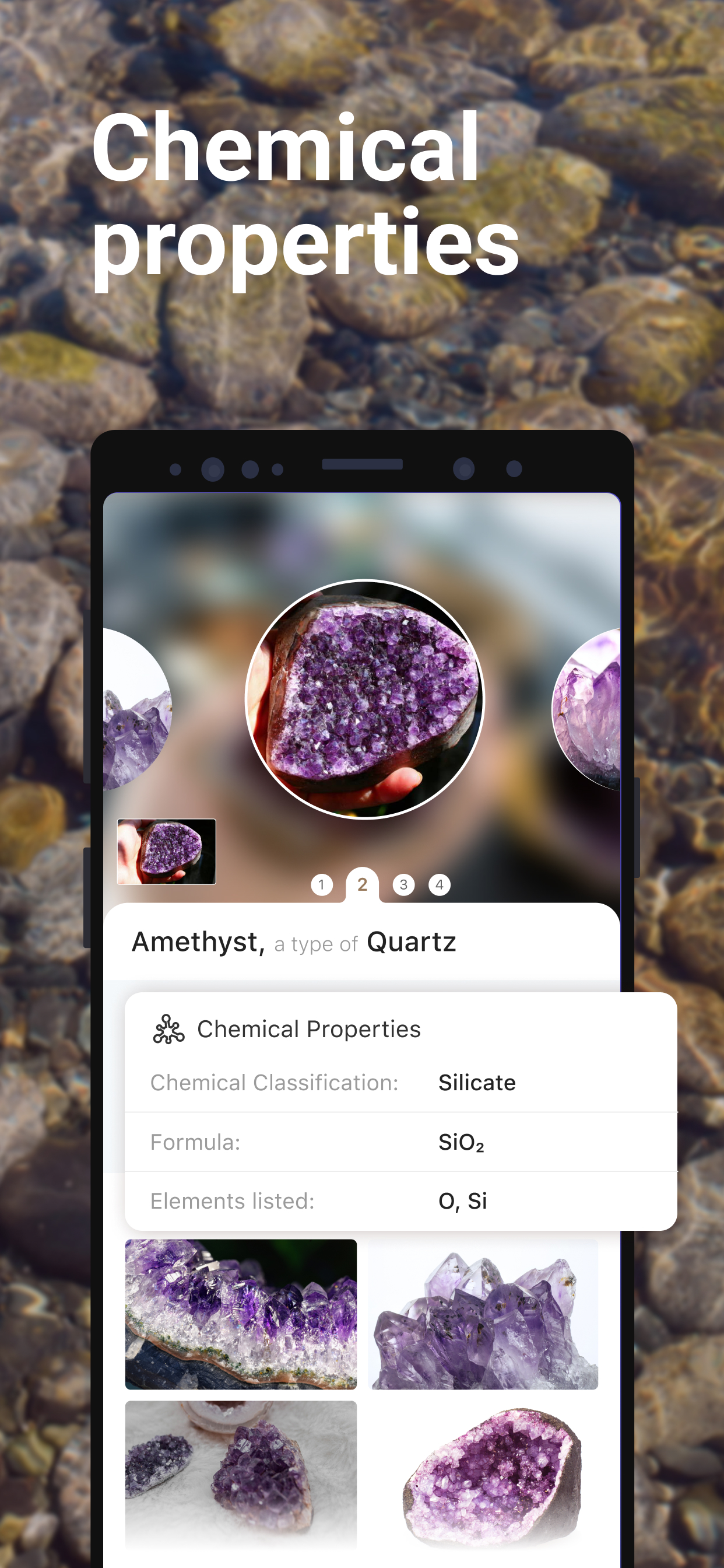 اسکرین شات 6 برنامه Rock Identifier: Stone ID