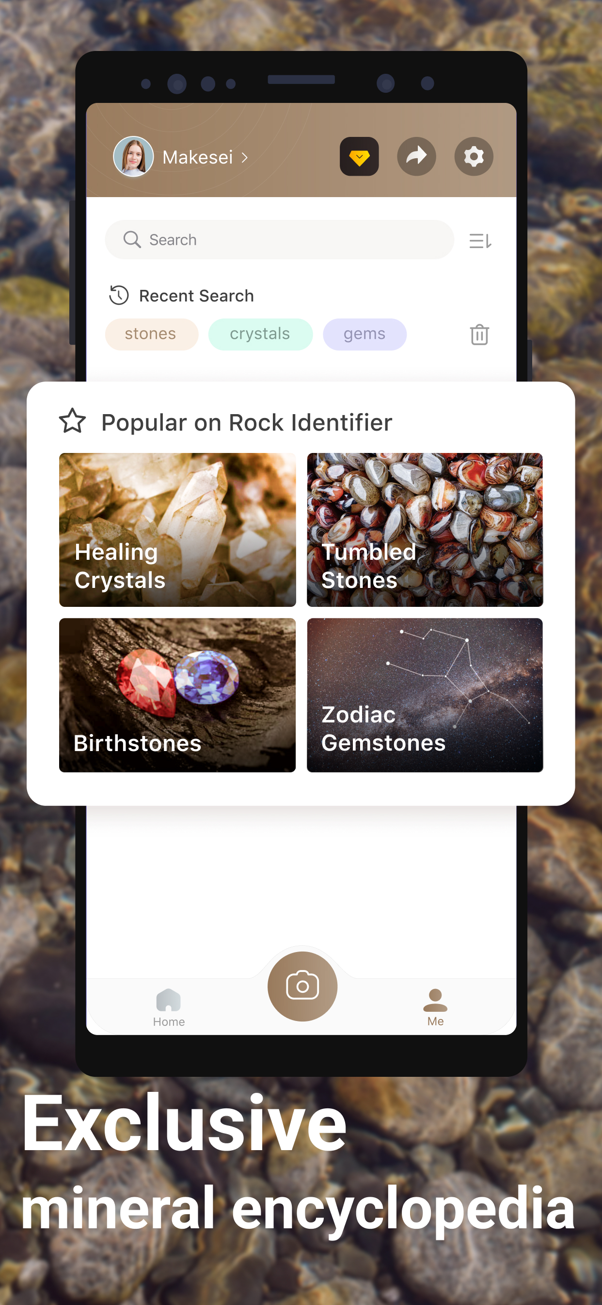 اسکرین شات 4 برنامه Rock Identifier: Stone ID