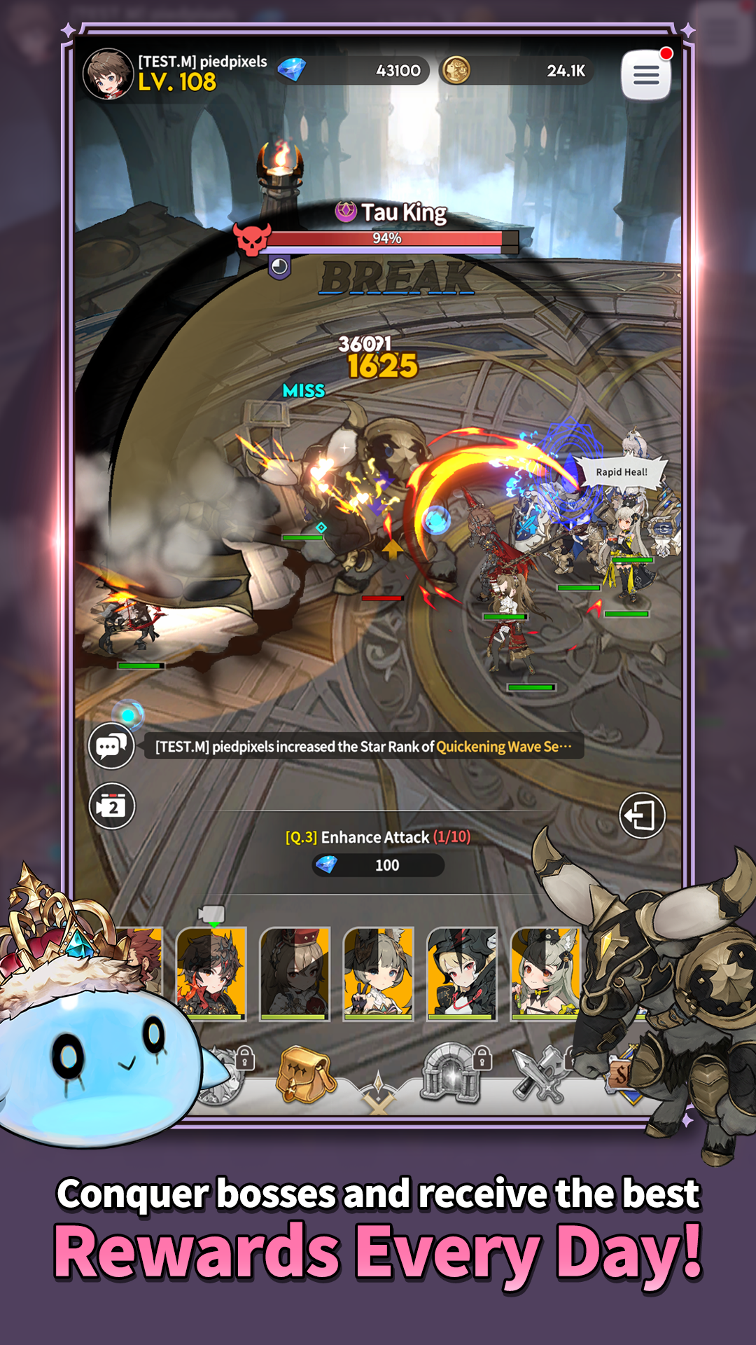 اسکرین شات 4 بازی Gran Saga Idle:KNIGHTSxKNIGHTS