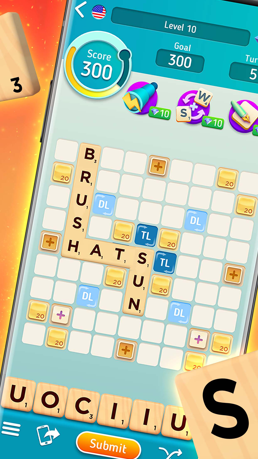 اسکرین شات 3 بازی Scrabble® GO – Fun with Words!