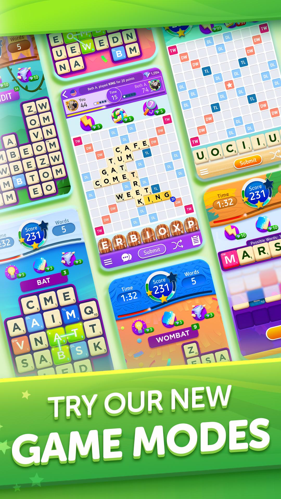 اسکرین شات 3 بازی Scrabble® GO - Fun with Words!