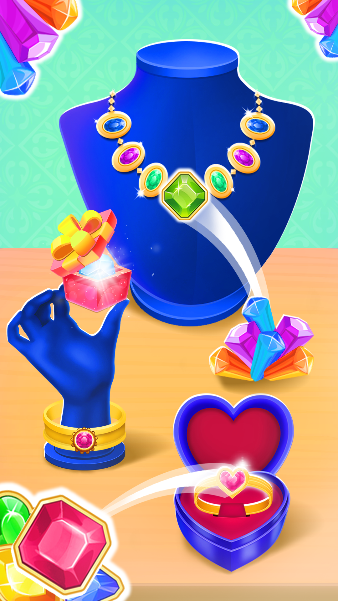 اسکرین شات 2 بازی Girl DIY fashion jewelry maker