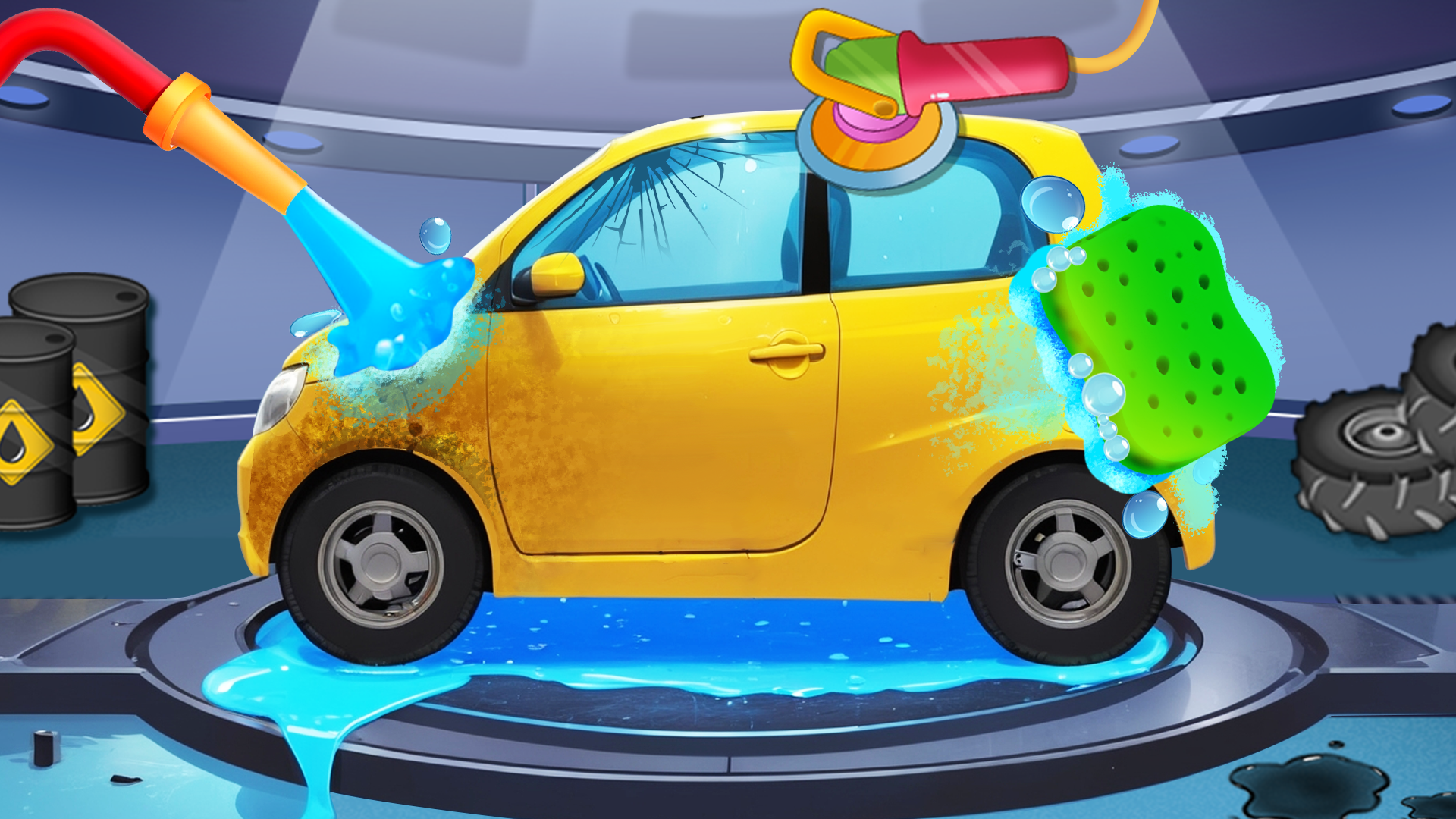 اسکرین شات 3 بازی my car wash salon game