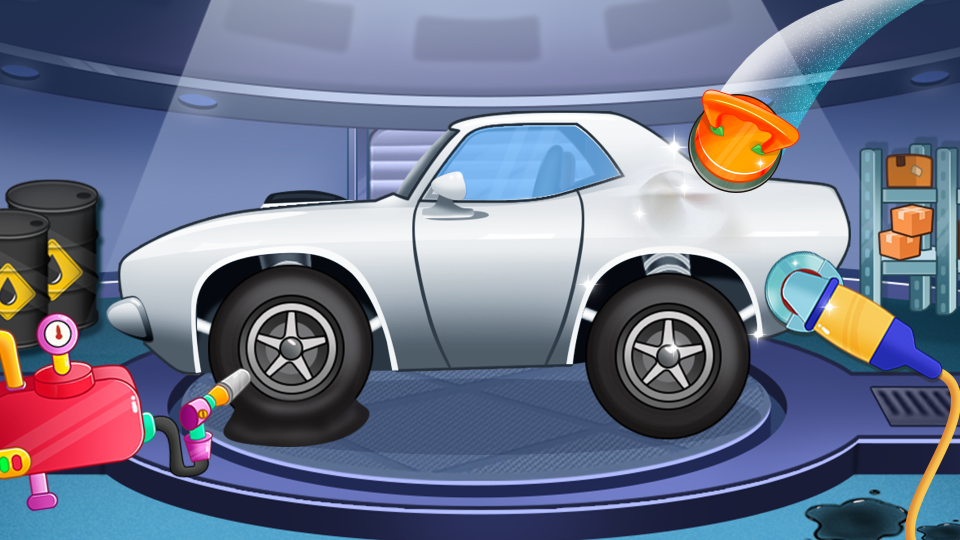 اسکرین شات 2 بازی my car wash salon game