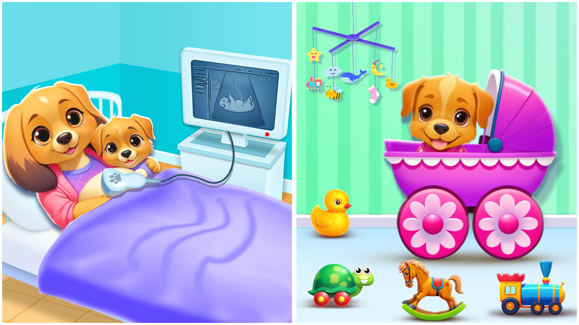 اسکرین شات 4 بازی newborn babyshower - dog game