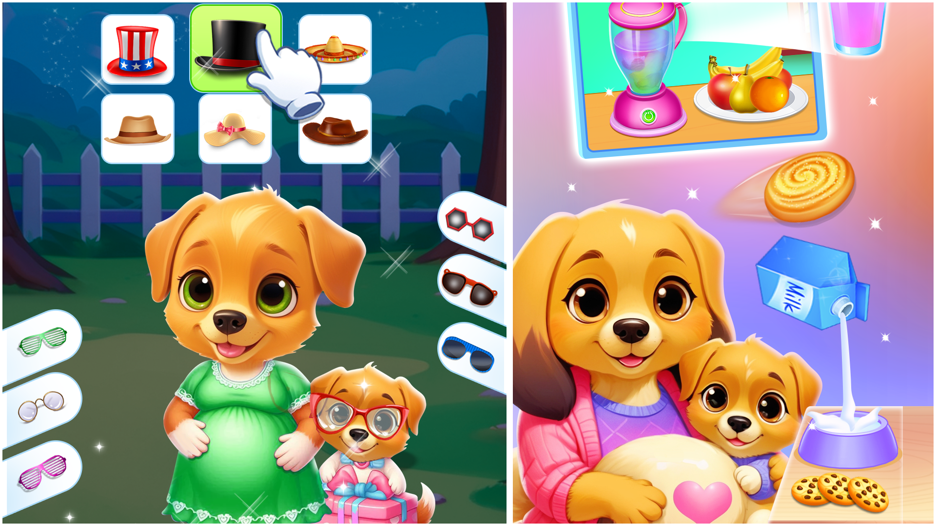 اسکرین شات 2 بازی newborn babyshower - dog game