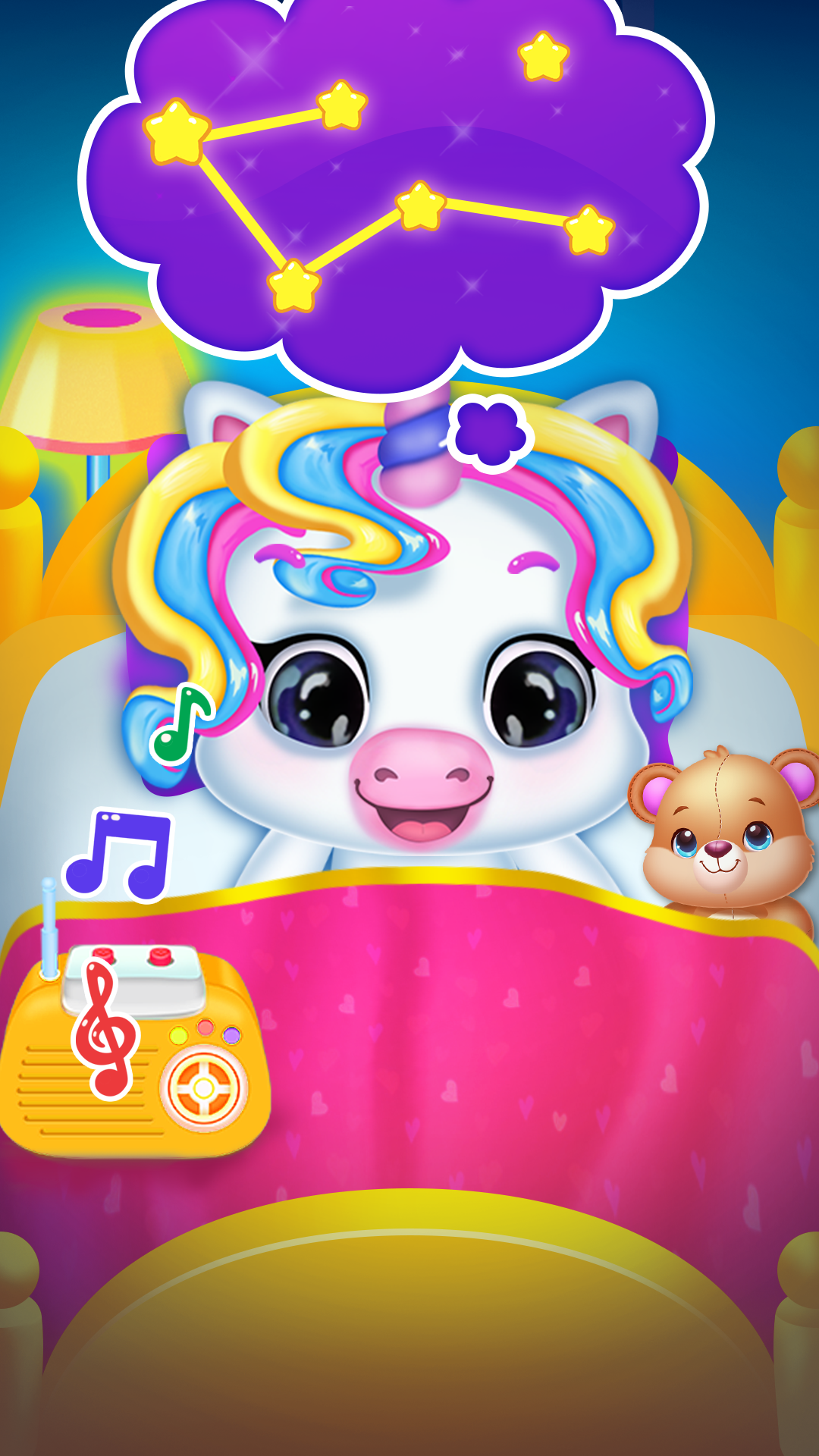 اسکرین شات 4 بازی my unicorn care salon game