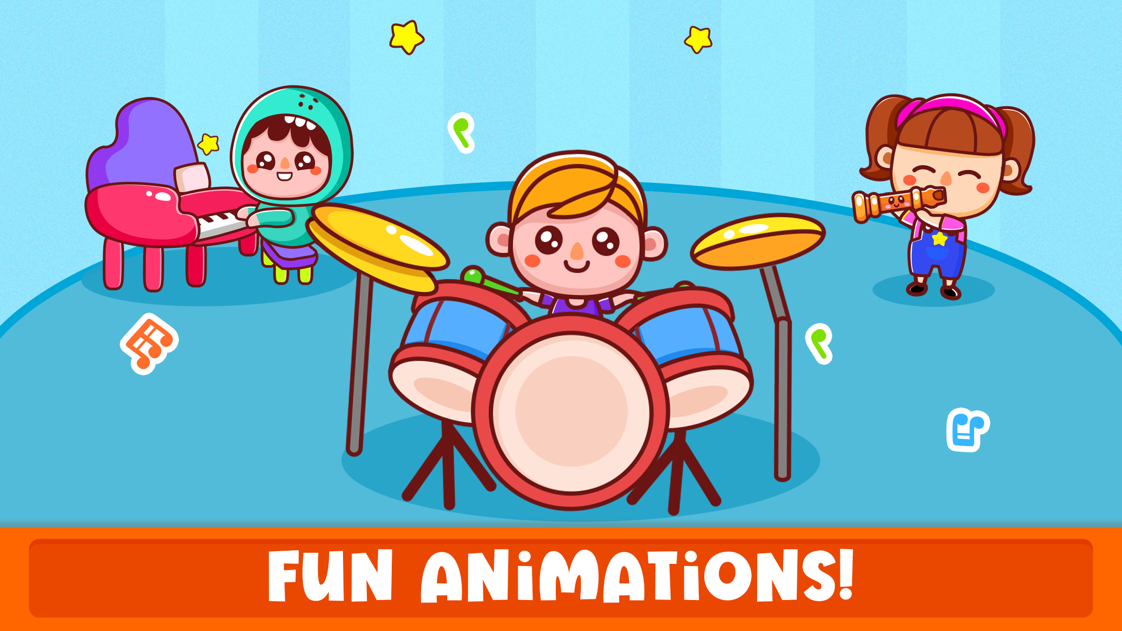 اسکرین شات 4 بازی Piano Kids Toddler Music Games