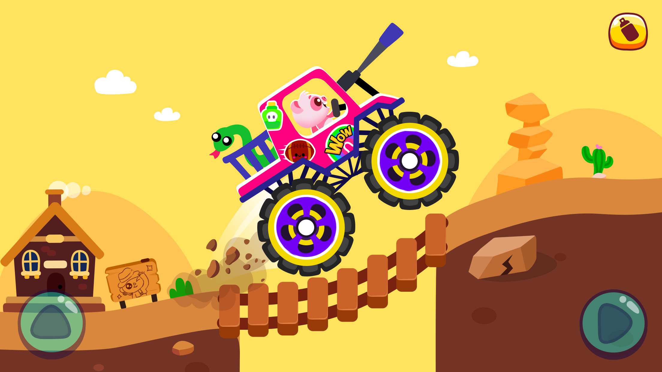 اسکرین شات 7 بازی Monster Truck Games: Car Games