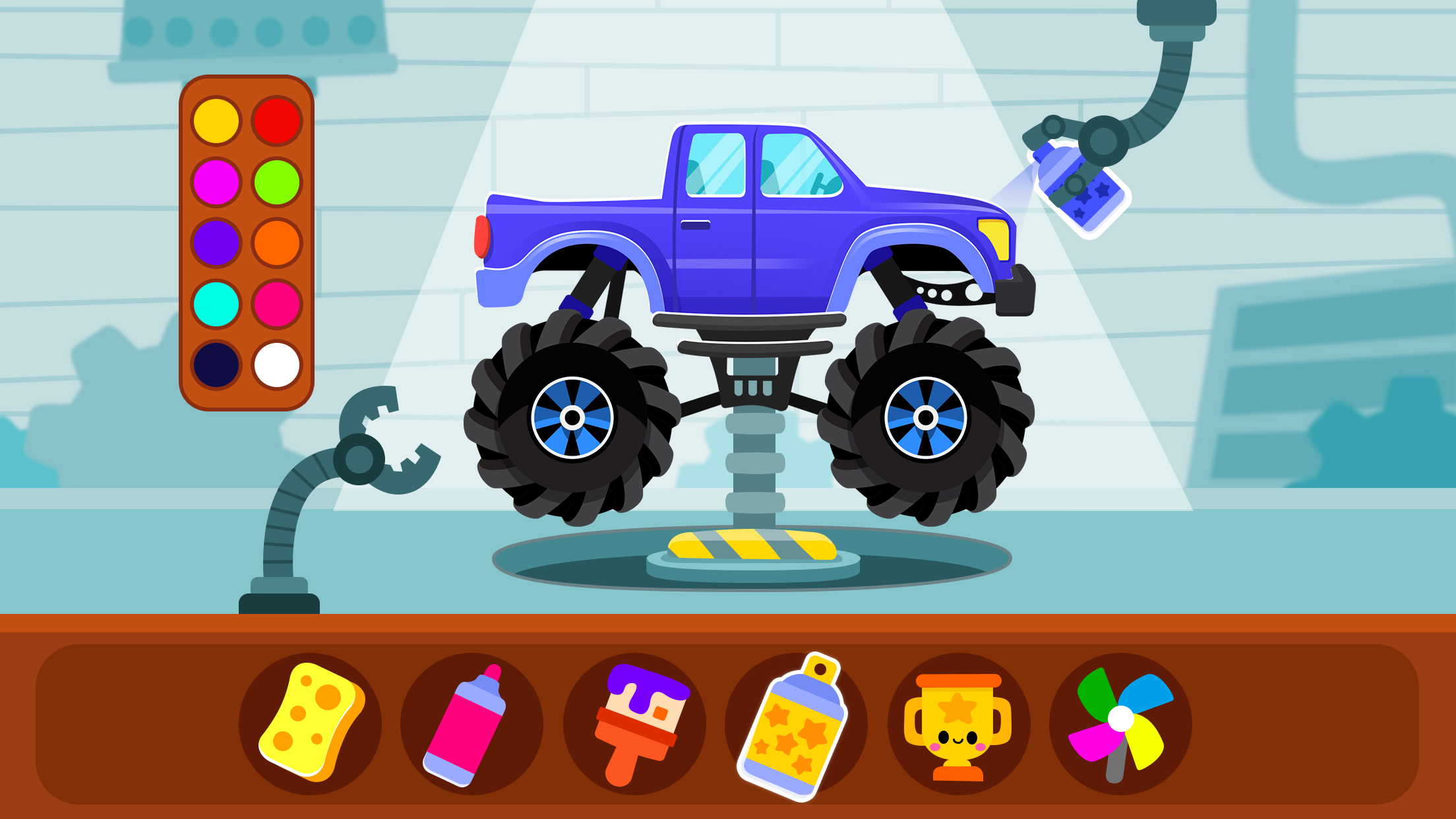 اسکرین شات 4 بازی Monster Truck Games: Car Games