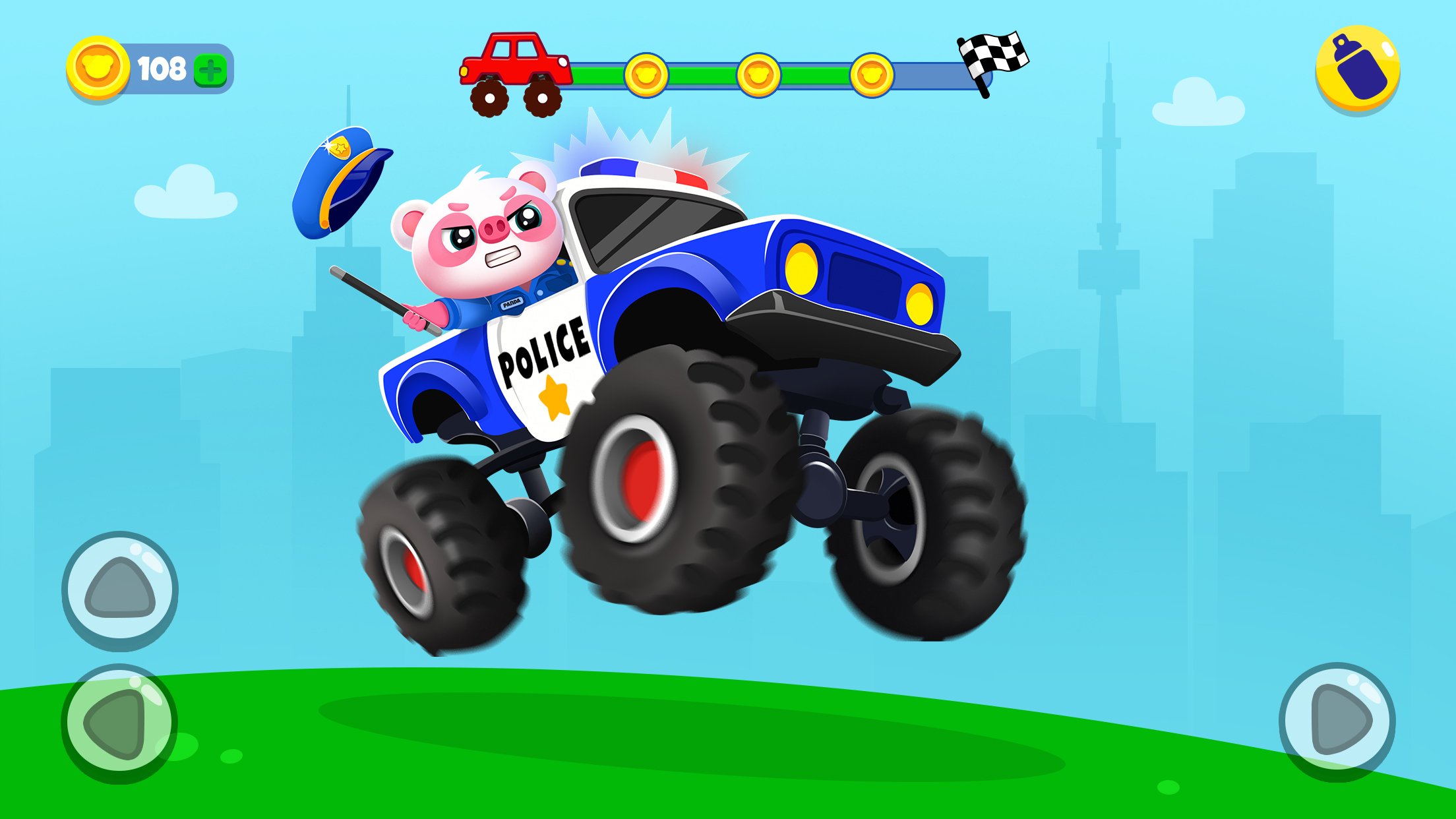 اسکرین شات 1 بازی Monster Truck Games: Car Games