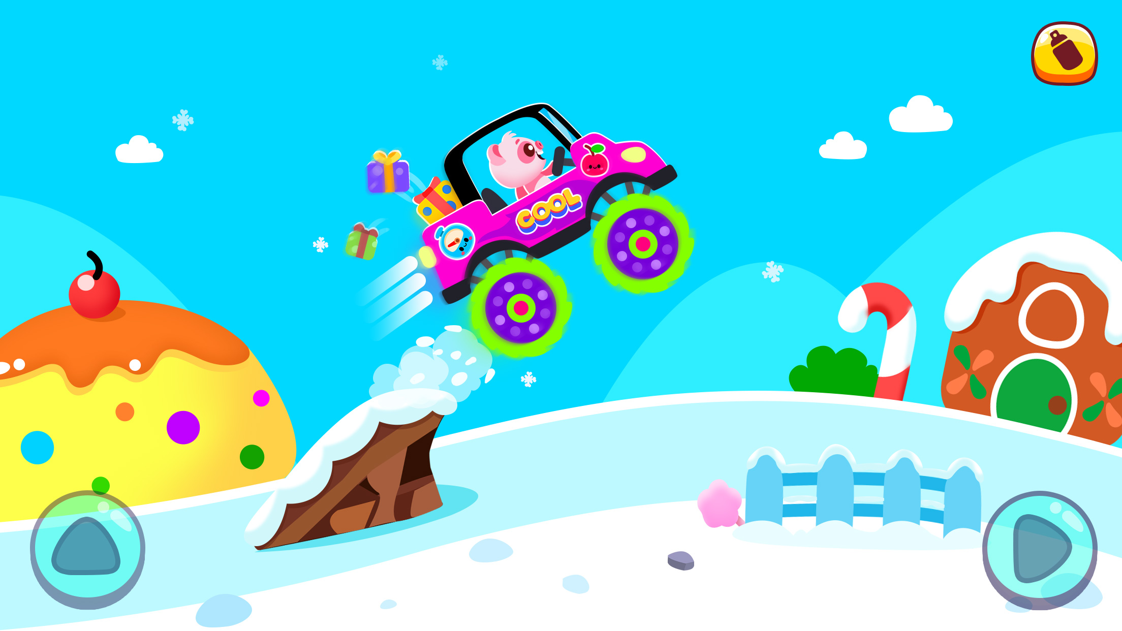 اسکرین شات 6 بازی Monster Truck Games: Car Games